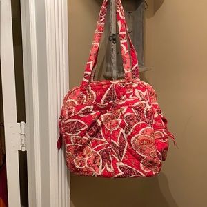 Vera Bradley pink/red print bag